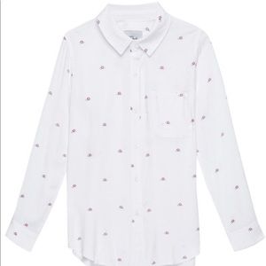 Rails Small Hibiscus Print Top